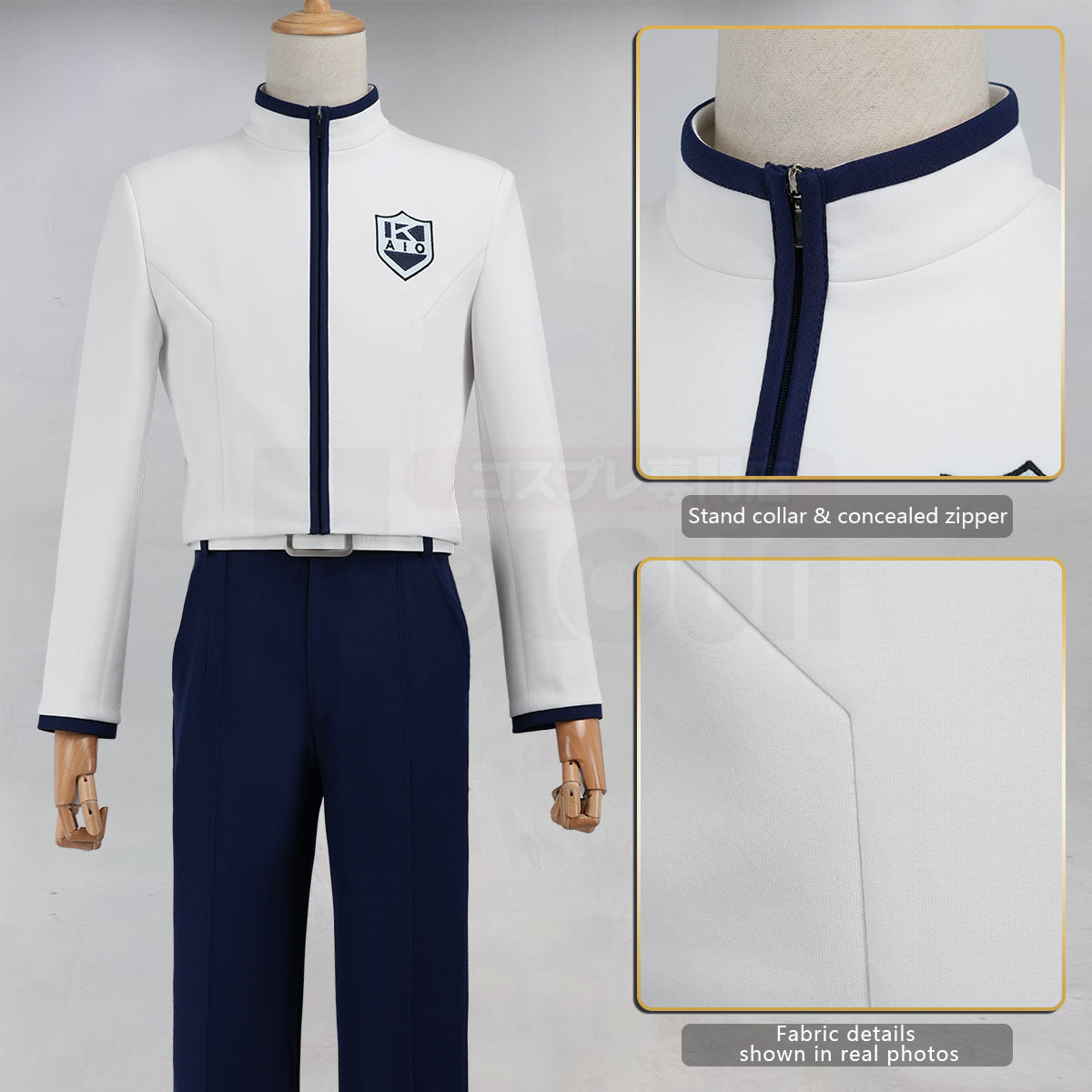 YOO Hikaru no Go Anime Toya Akira Cosplay Costume Convention Halloween Christmas Jacket Pants Belt Unisex thumbnail 5