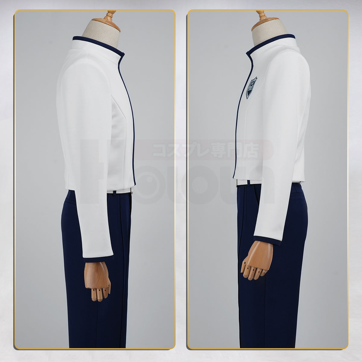 YOO Hikaru no Go Anime Toya Akira Cosplay Costume Convention Halloween Christmas Jacket Pants Belt Unisex thumbnail 9