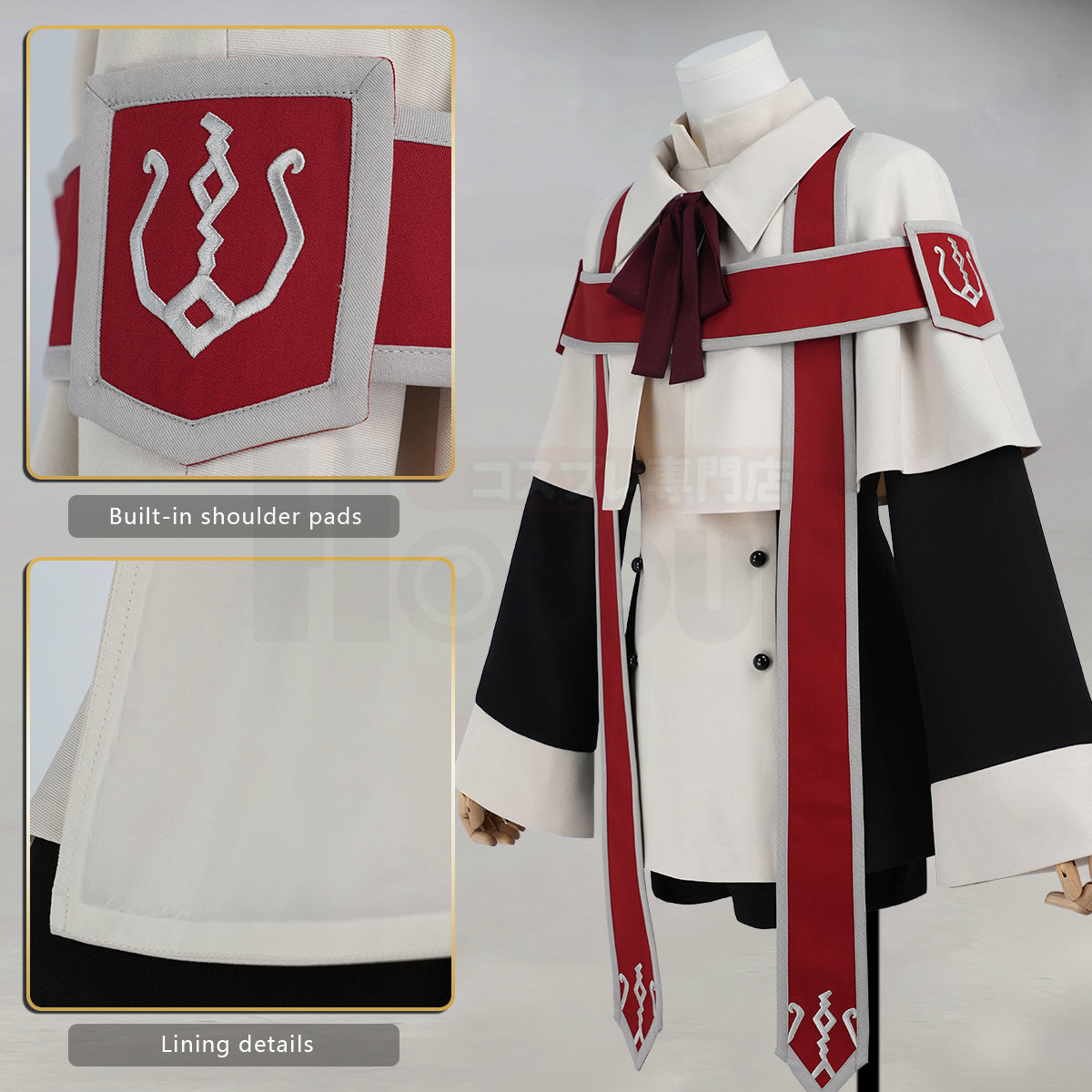 Pre-sale YOO Anime Ciel Phantomhive Cosplay Costume Choir Uniform Dress Shawl Hat Convention Halloween Christmas thumbnail 10