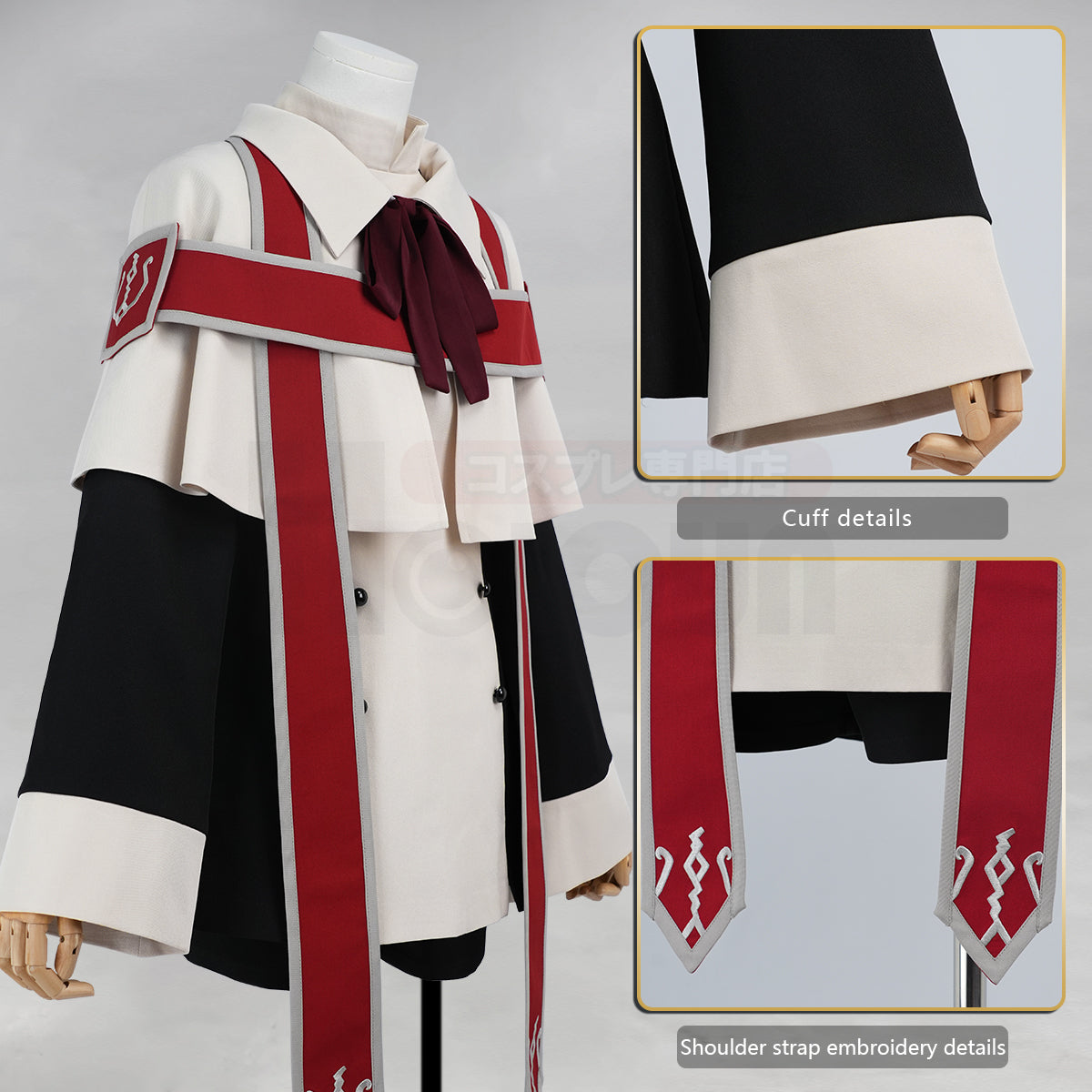 Pre-sale YOO Anime Ciel Phantomhive Cosplay Costume Choir Uniform Dress Shawl Hat Convention Halloween Christmas thumbnail 5