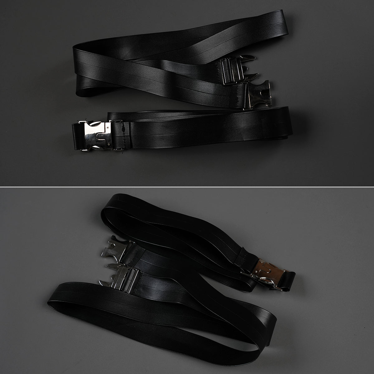 YOO Love and Deepspace Game Female Cosplay Costume Faux Leather Vest Shirt Pants Convention Halloween Christmas thumbnail 13