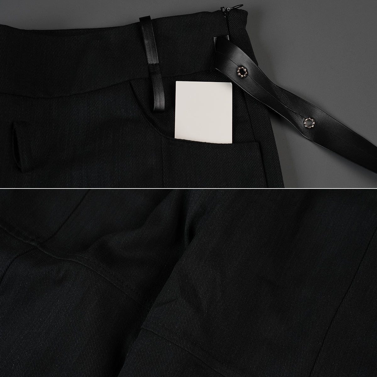 YOO Love and Deepspace Game Female Cosplay Costume Faux Leather Vest Shirt Pants Convention Halloween Christmas thumbnail 8