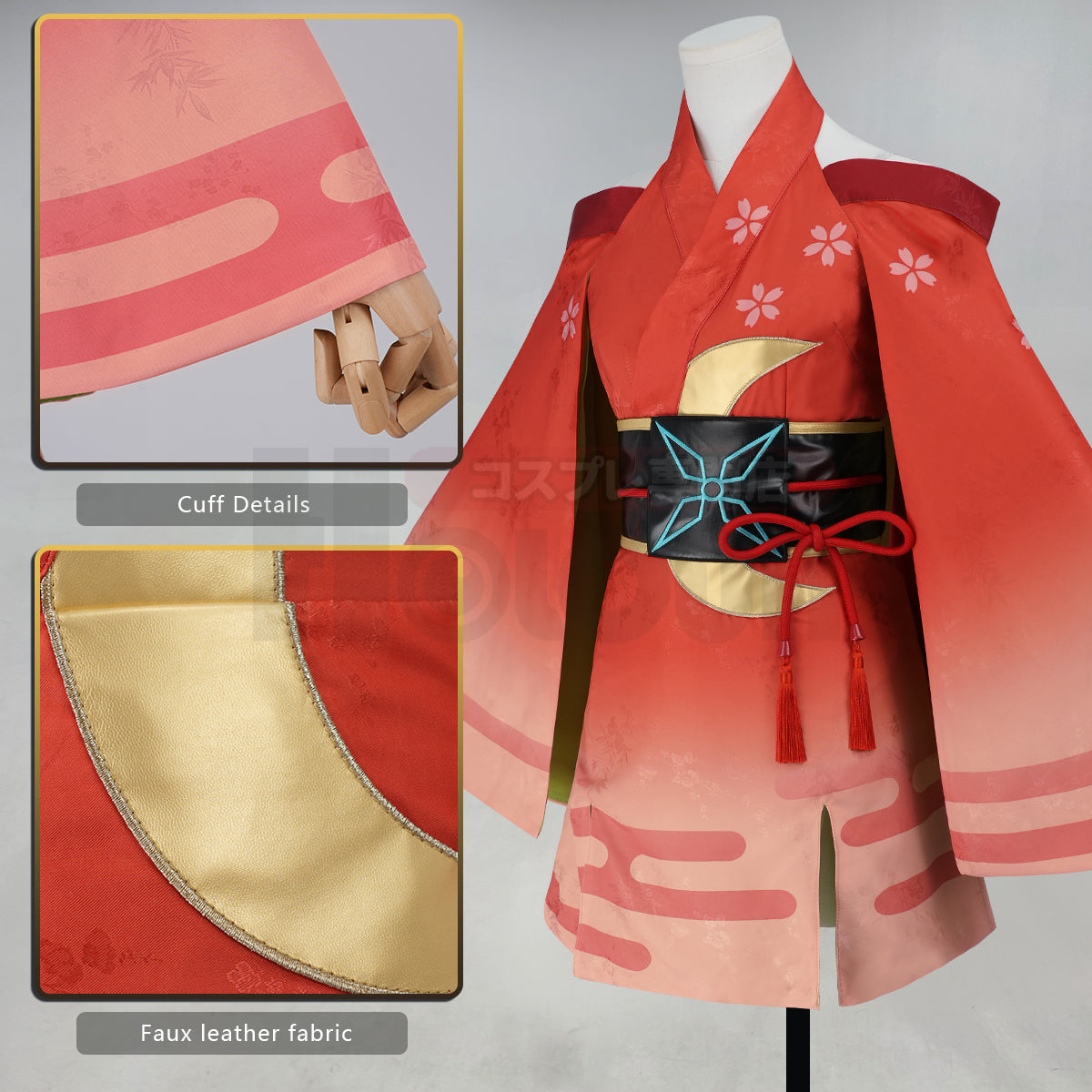 YOO Cosmic Princess Kaguya Anime Kaguya Cosplay Costume Convention Halloween Christmas Cloak Dress thumbnail 5