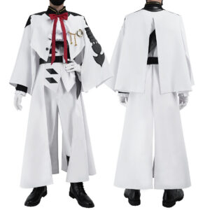 Pre-sale YOO Seraph Of The End Anime Ferid Bathory Cosplay Costume Faux Leather Coat Pants Gloves Convention Halloween Christmas