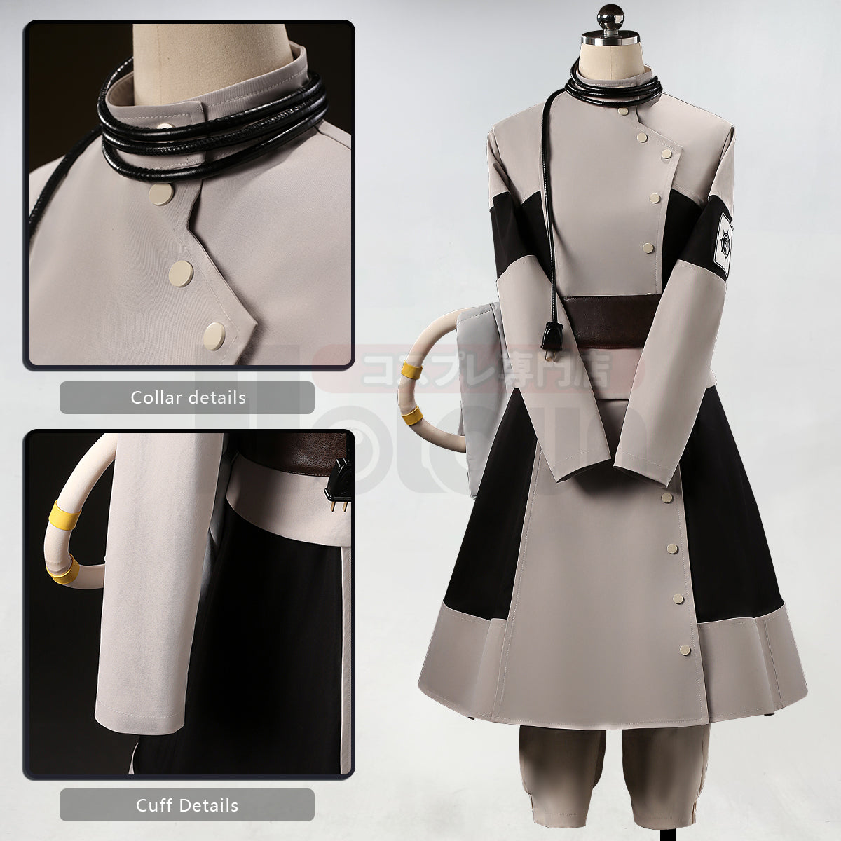 YOO Gachiakuta Anime Eishia The Cleaner Cosplay Costume Convention Halloween Christmas Embroidery Top Pants Backpack thumbnail 4