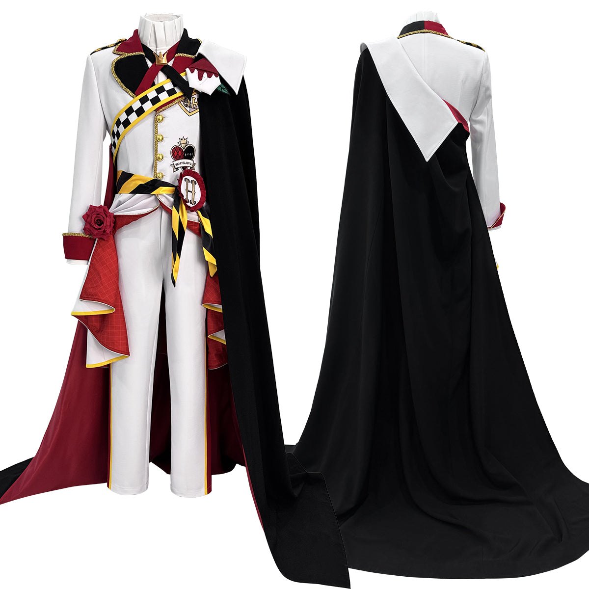 YOO Twisted Game ‌Heartslabyul Riddle Cosplay Costume Convention Halloween Christmas Cloak Coat Shirt Pants