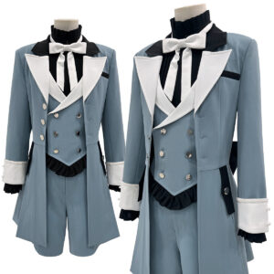 YOO Anime Ciel Phantomhive Brother Cosplay Costume Coat Shorts Shirt Vest Animation Convention Halloween Christmas