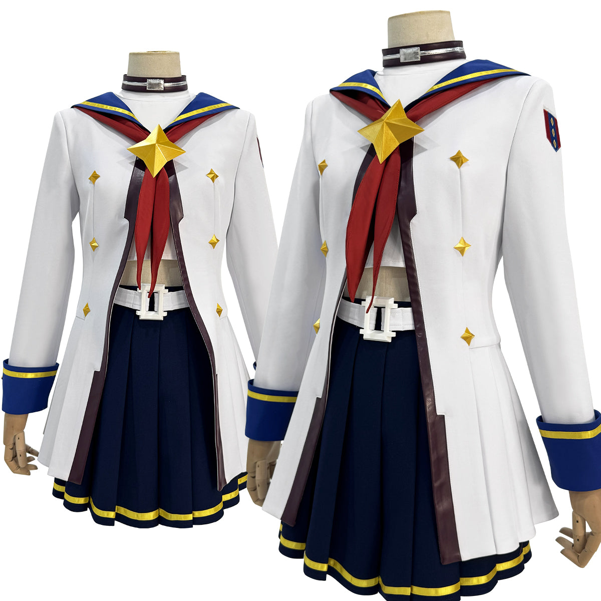 YOO Derby Game Oguri Cap Cosplay Costume Halloween Convention Christmas Coat Skirt Top Belt thumbnail 2