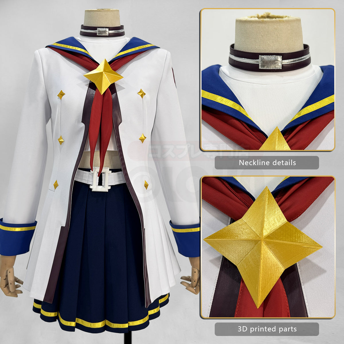 YOO Derby Game Oguri Cap Cosplay Costume Halloween Convention Christmas Coat Skirt Top Belt thumbnail 4
