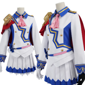 Pre-sale YOO Derby Game Tokai Teio Cosplay Costume Halloween Convention Christmas Red Shawl JK Skirt Gloves Gift