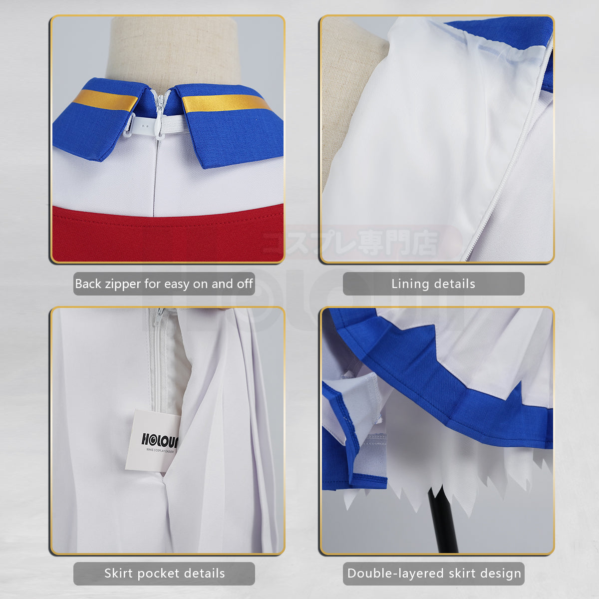 Pre-sale YOO Derby Game Tokai Teio Cosplay Costume Halloween Convention Christmas Red Shawl JK Skirt Gloves Gift thumbnail 8