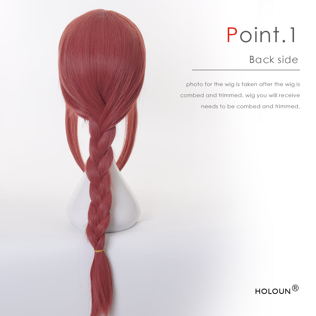 YOO Chainsaw Anime Makima Cosplay Costume Wig White Shirt Black Coat Pant Tie Halloween Christmas Convention Daily Wear thumbnail 13