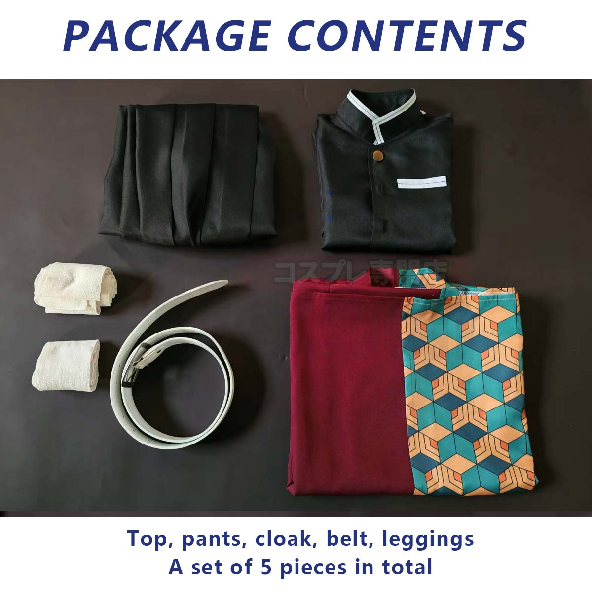 YOO Anime Tomioka Giyuu Kochou Shinobu Agatsuma Zenitsu Kamado Tanjirou Cosplay Costume  Kid Child Haori Top Pants Halloween Christmas thumbnail 10