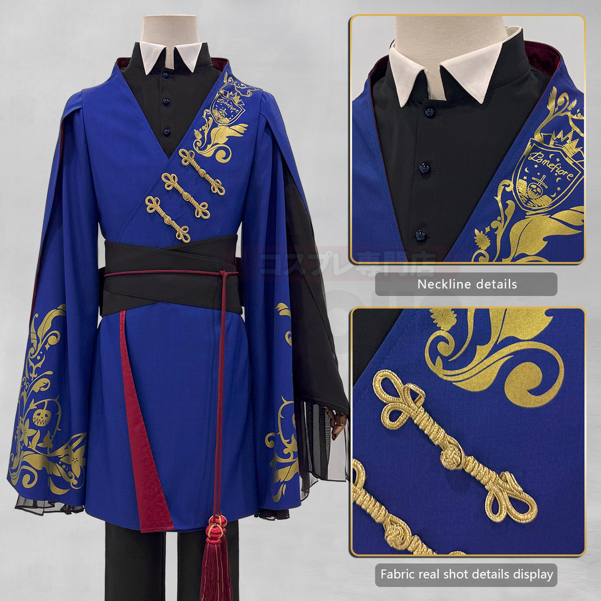 YOO Twisted Game Pomefiore Cosplay Costume Short Coat Shirt Pants Convention Halloween Christmas Gift thumbnail 4