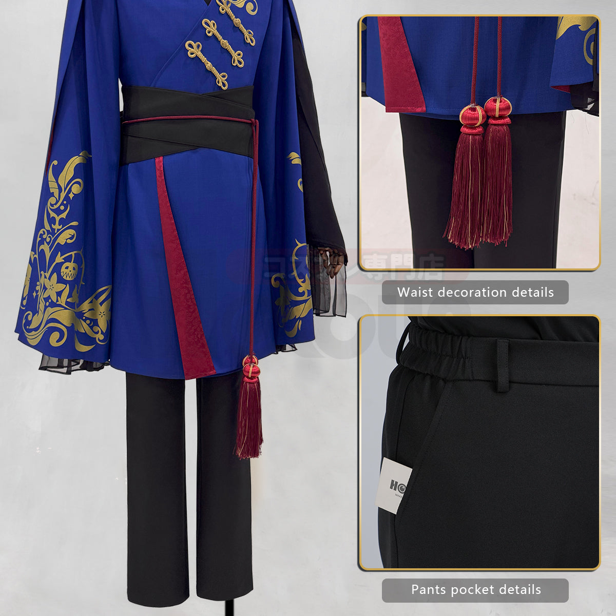 YOO Twisted Game Pomefiore Cosplay Costume Short Coat Shirt Pants Convention Halloween Christmas Gift thumbnail 6