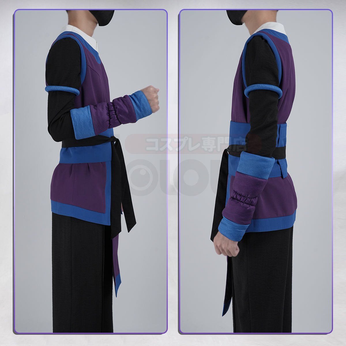 YOO Xiao Hei Anime Fengxi Cosplay Costume Top T-shirt Pants Animation Convention Halloween Christmas thumbnail 11