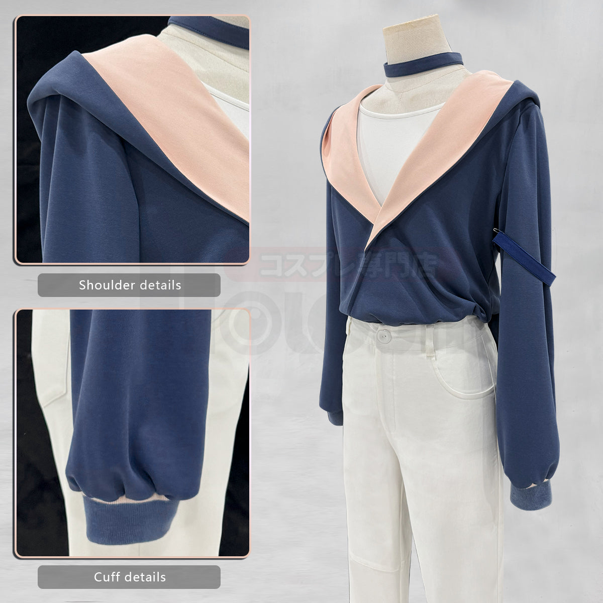 YOO Xiao Hei Anime Luye Cosplay Costume Hoodie T-shirt Pants Animation Convention Halloween Christmas Daily Wear thumbnail 5