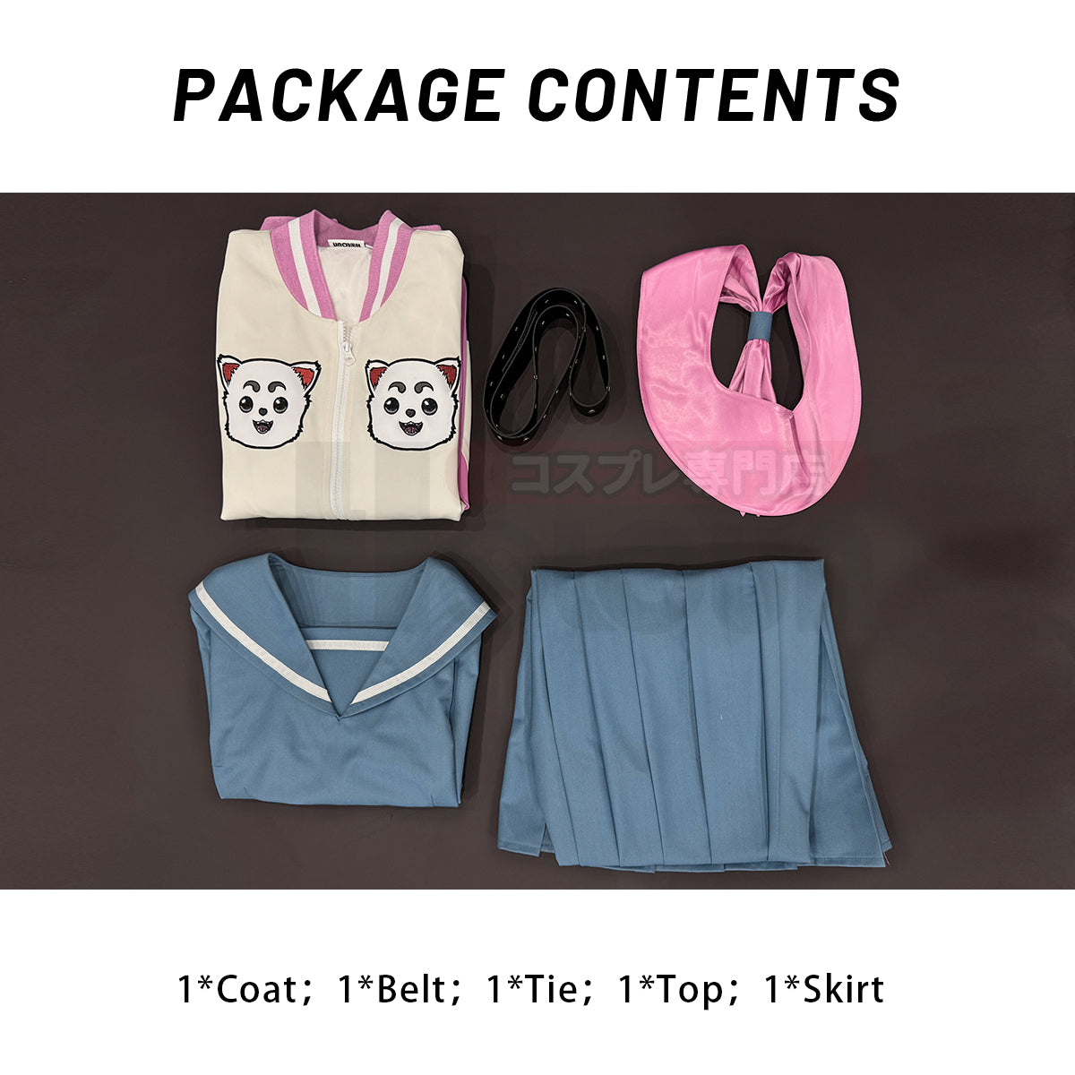 YOO Gintama Anime Kagura Cosplay Costume Jacket Sailor Jk Uniform Halloween Christmas Animation Convention Latest Version thumbnail 16