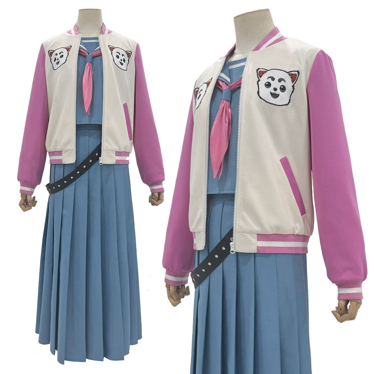YOO Gintama Anime Kagura Cosplay Costume Jacket Sailor Jk Uniform Halloween Christmas Animation Convention Latest Version thumbnail 2
