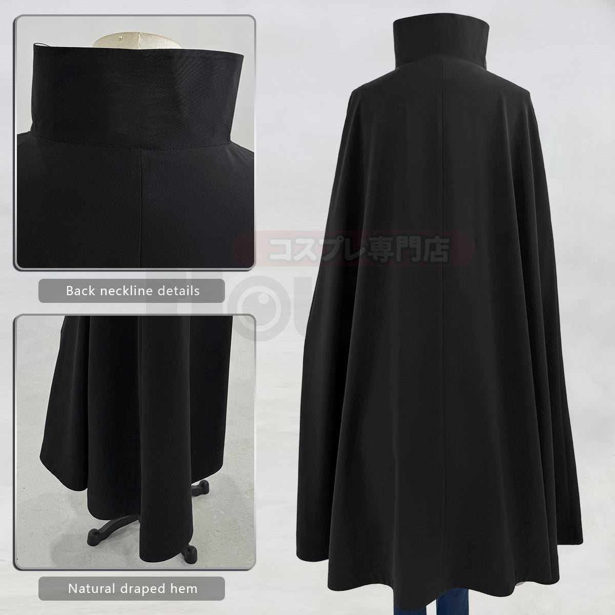 YOO Anime Uchiha Sasuke Cosplay Costume Cloak Vest Pants Purple Belt Halloween Christmas Animation Convention thumbnail 9