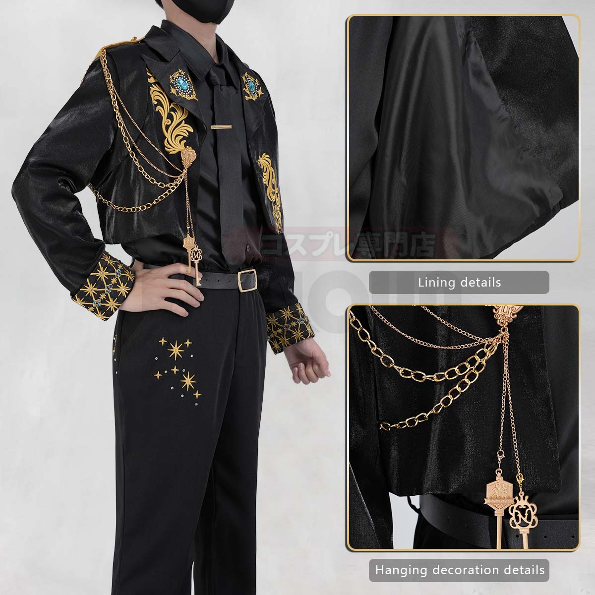 YOO Twisted Game ‌‌‌‌‌Ignihyde Cosplay Costume 5th Anniversary Halloween Christmas Convention thumbnail 6