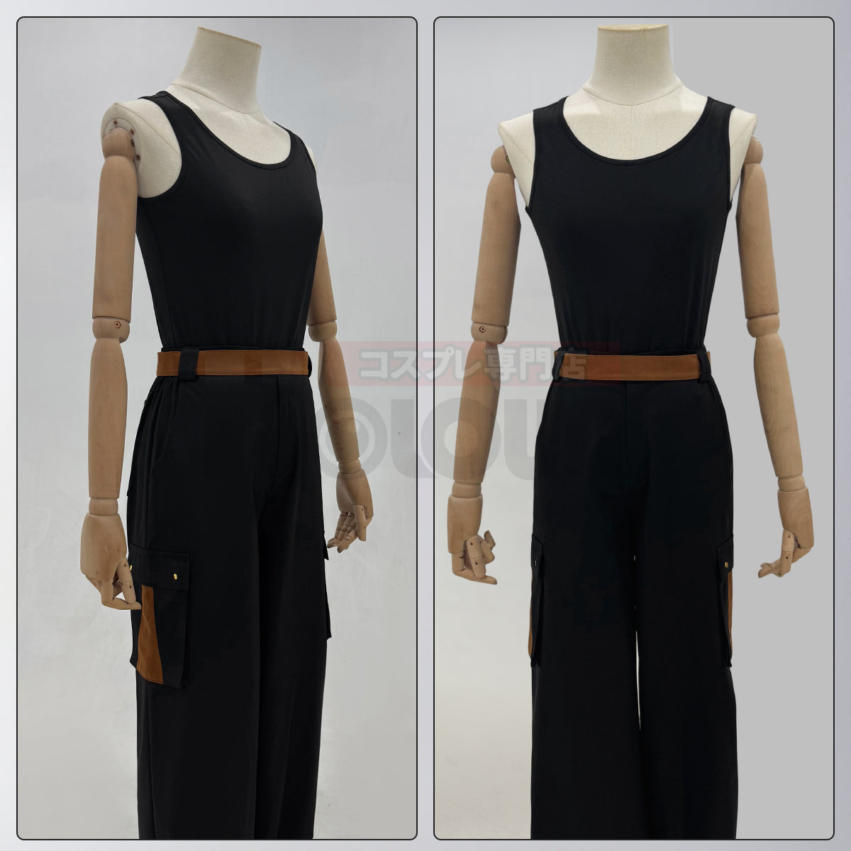 YOO Xiao Hei Anime Luye Cosplay Costume Uniform Coffee Jacket Black Pants Animation Convention Halloween Christmas Daily Wear thumbnail 7