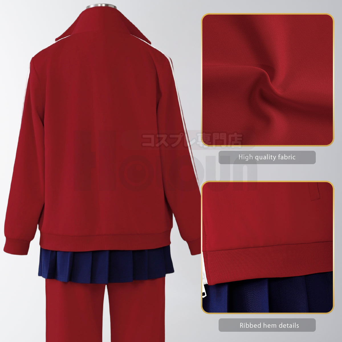 YOO Gintama Anime Kagura Cosplay Costume Tracksuit Pants Jk Uniform Halloween Christmas Convention thumbnail 5