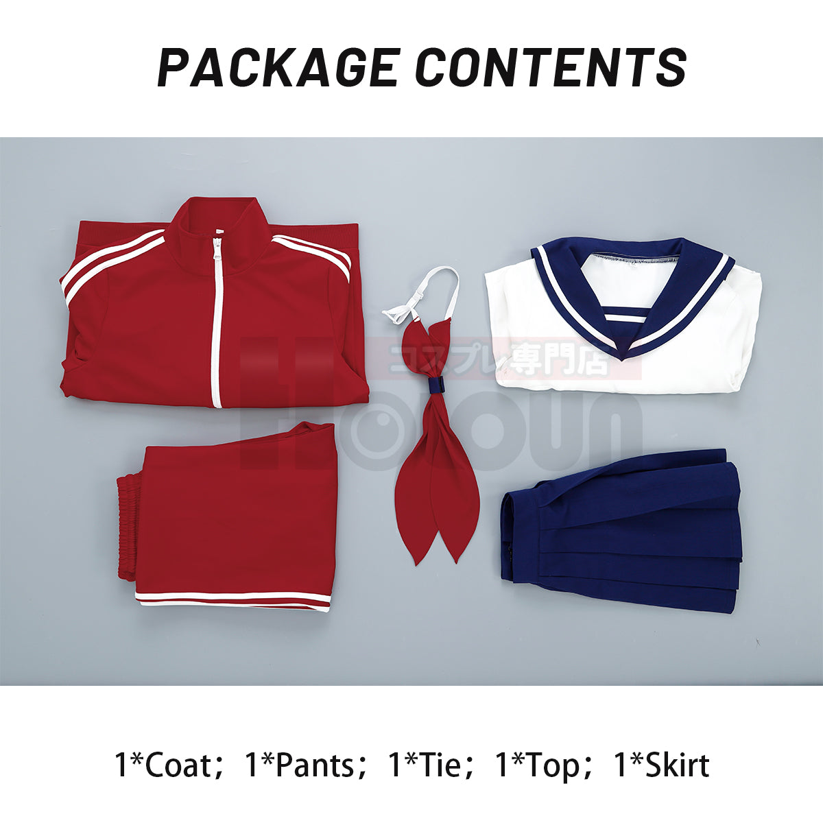 YOO Gintama Anime Kagura Cosplay Costume Tracksuit Pants Jk Uniform Halloween Christmas Convention thumbnail 8