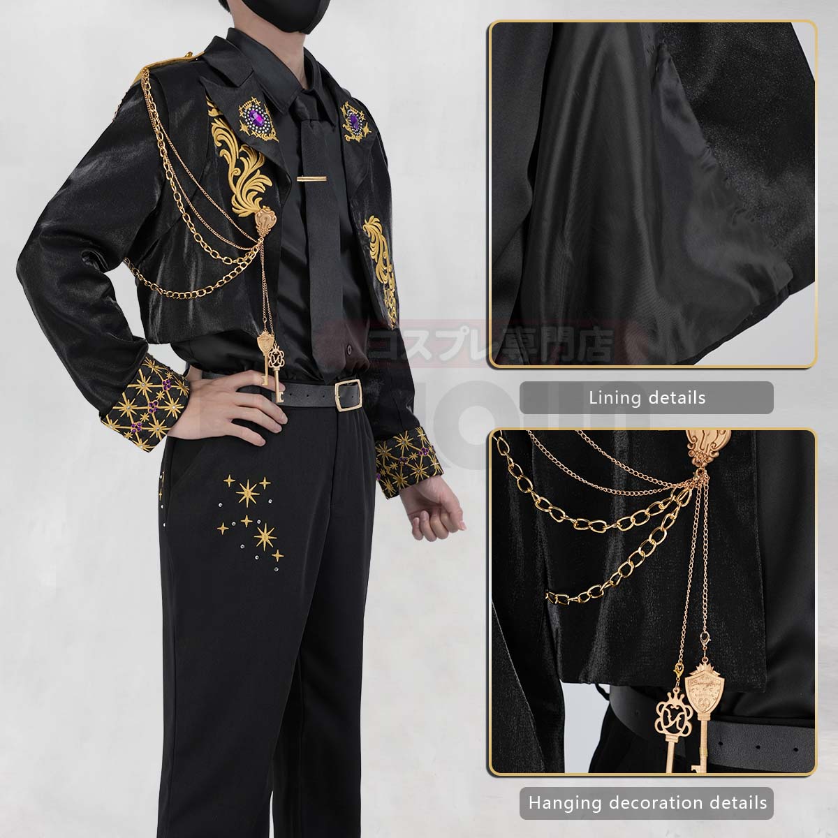 YOO Twisted Game ‌Pomefiore Cosplay Costume 5th Anniversary Halloween Christmas Convention thumbnail 10