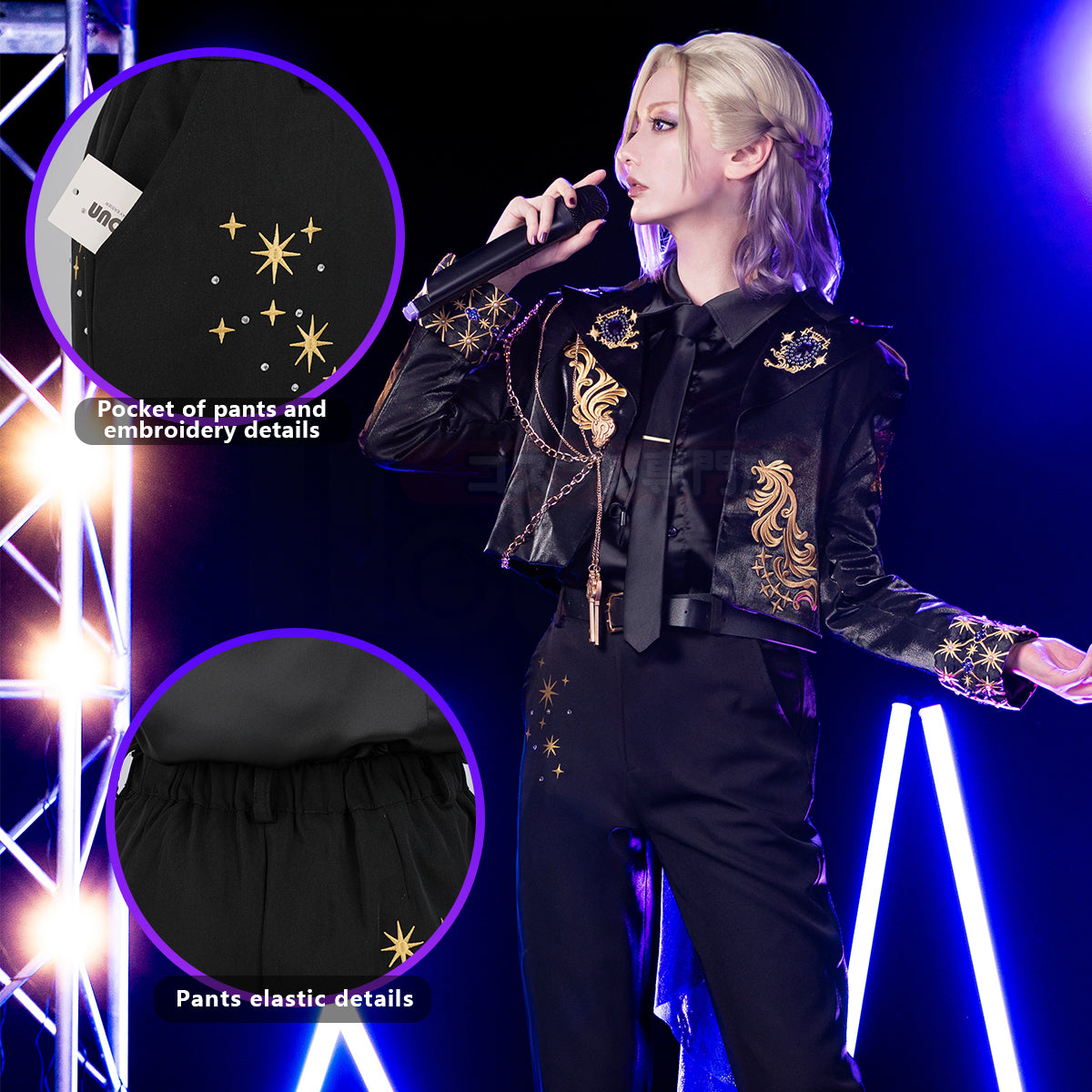 YOO Twisted Game ‌Pomefiore Cosplay Costume 5th Anniversary Halloween Christmas Convention thumbnail 6