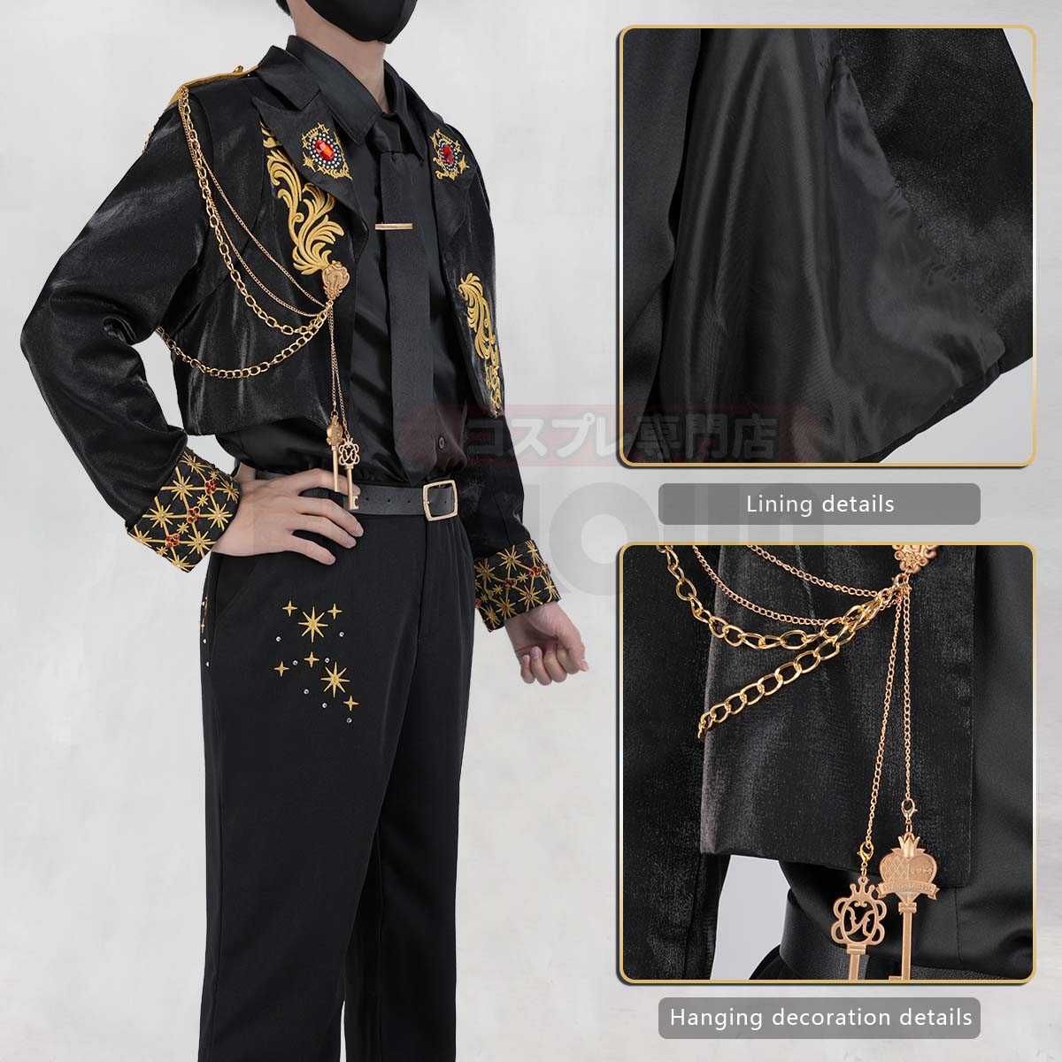 YOO Twisted Game ‌Heartslabyul Cosplay Costume 5th Anniversary Halloween Christmas Convention thumbnail 6