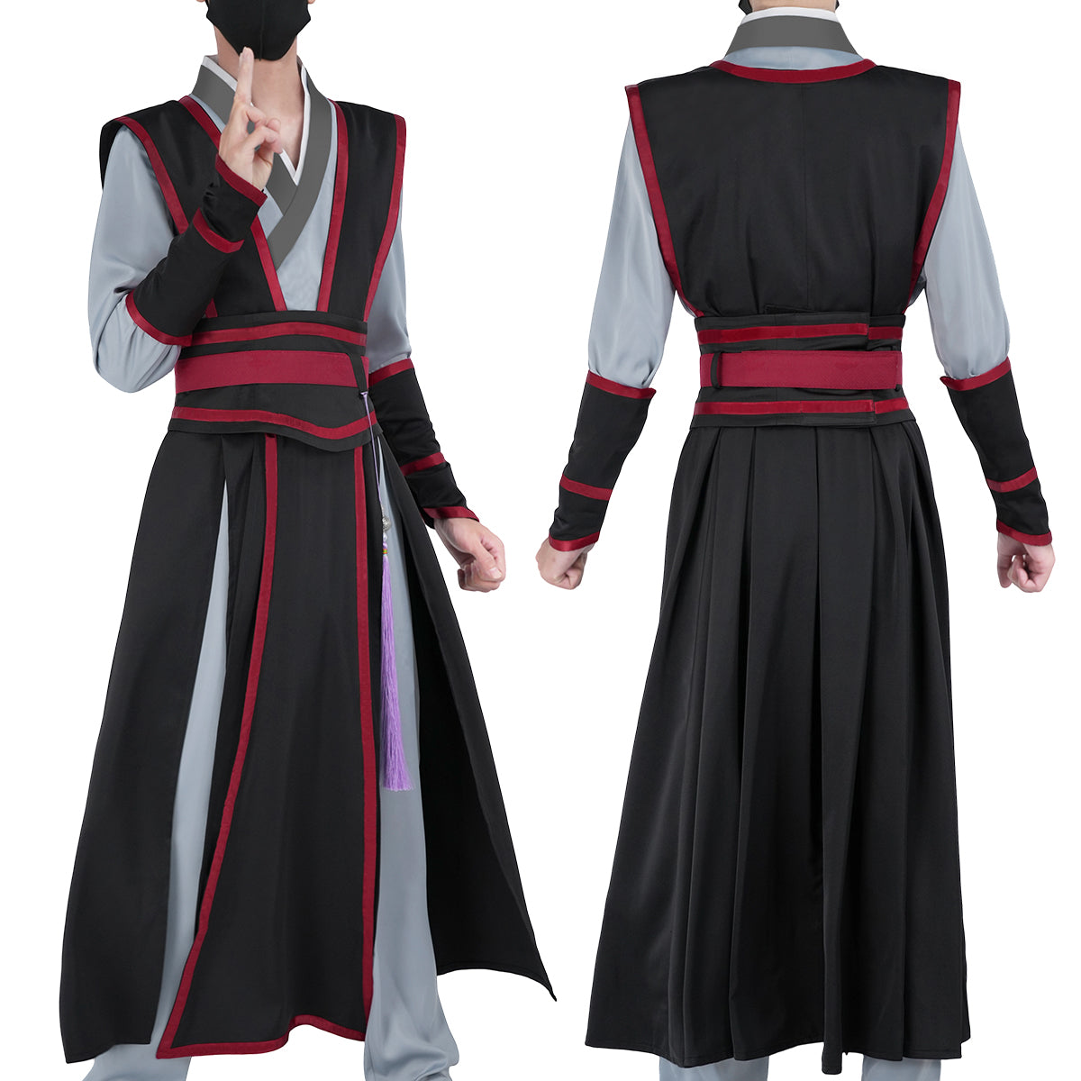 YOO Mo Dao Zu Shi Anime Wei Wuxian Cosplay Costume Grandmaster of Demonic Cultivation Halloween Christmas Convention