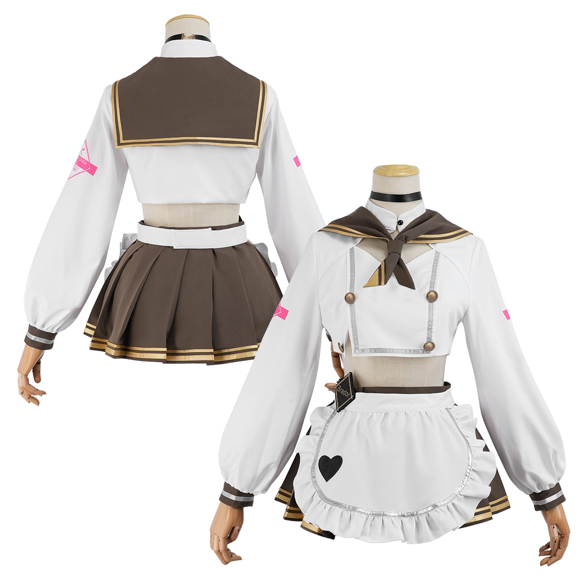 YOO NIKKE Game Brad Cosplay Costume Maid Dress JK Skirt Cos Animation Convention Halloween Christmas Gift