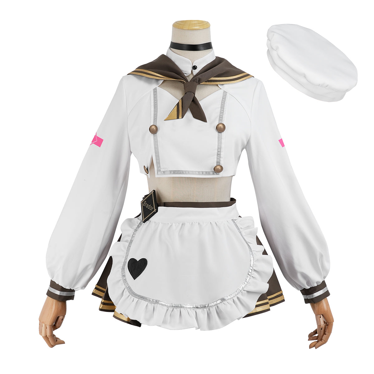 YOO NIKKE Game Brad Cosplay Costume Maid Dress JK Skirt Cos Animation Convention Halloween Christmas Gift thumbnail 4