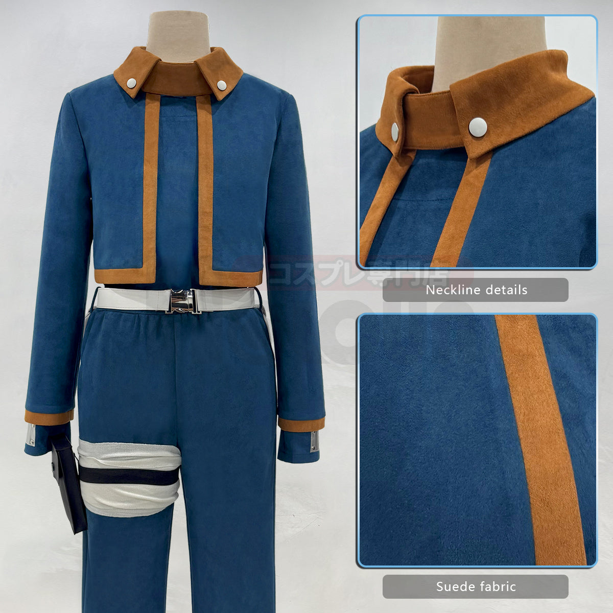 YOO Anime Uchiha Obito Cosplay Costume Top Shirt Pants Waist Bags Animation Convention Halloween Christmas Adult Version thumbnail 4