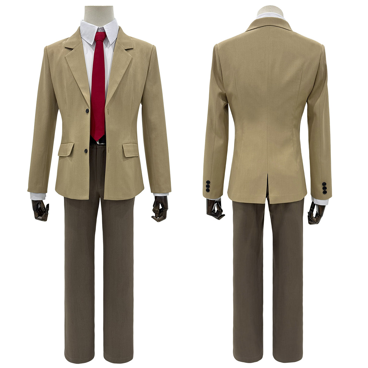 YOO Death Anime Yagami Light Cosplay Costume Suit Shirt Pants Tie Cos Convention Daily Wearing Unisex thumbnail 3