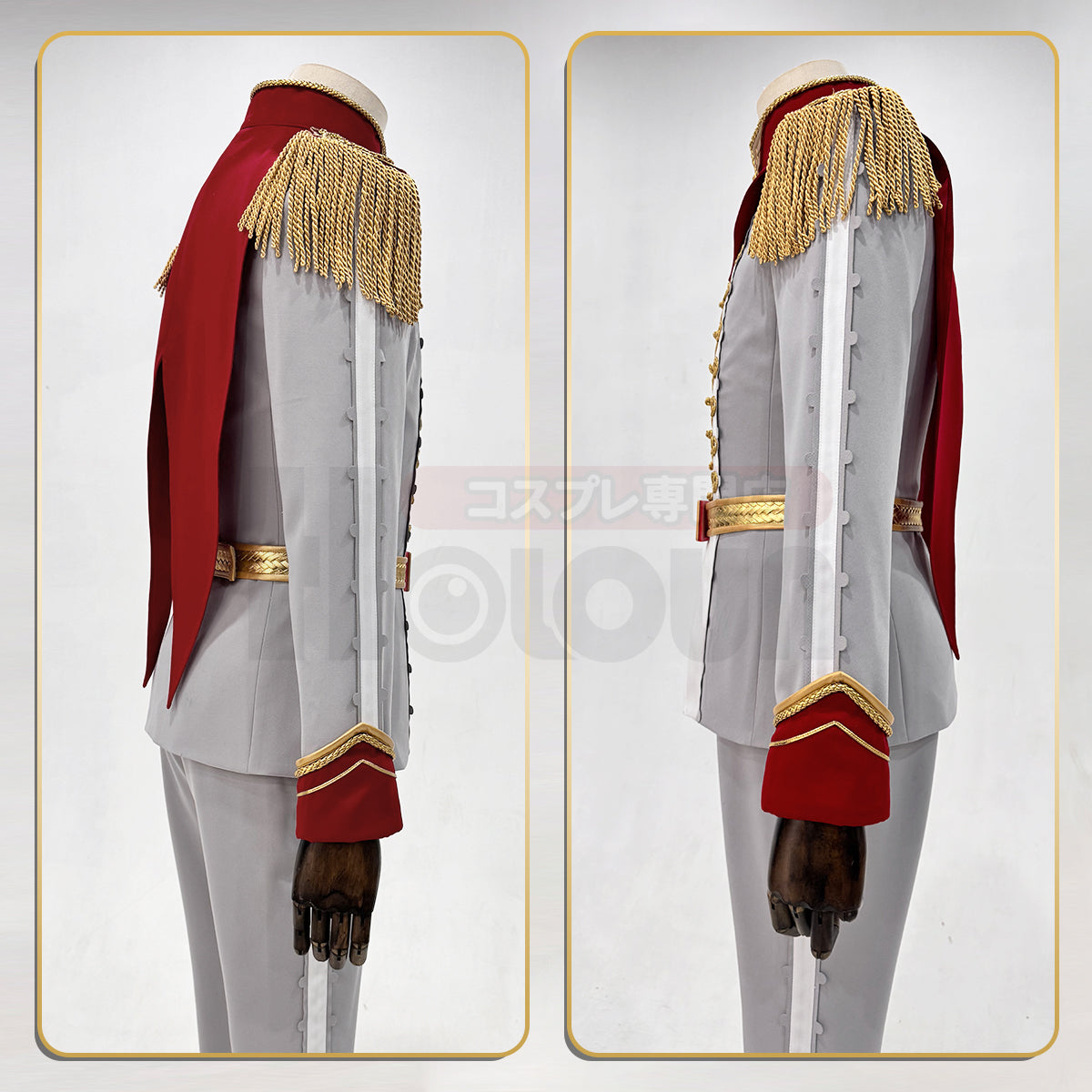 YOO P5 Game Akechi Goro Cosplay Costume Wig Crow Grey Uniform Mask Cos Convention Stage Comic Suit Christmas New Year Gift thumbnail 13
