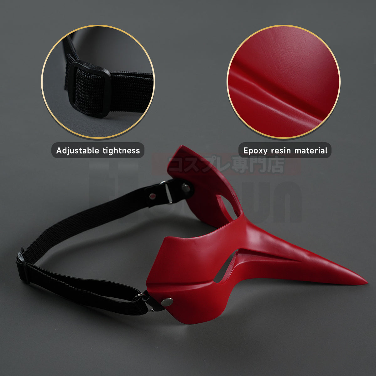 YOO P5 Game Akechi Goro Cosplay Costume Wig Crow Grey Uniform Mask Cos Convention Stage Comic Suit Christmas New Year Gift thumbnail 22