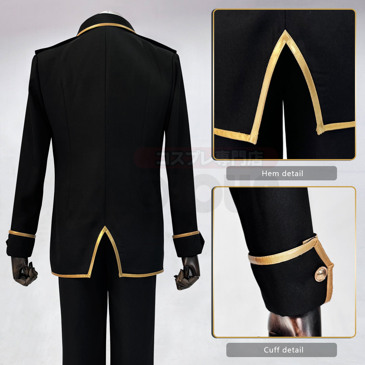 YOO Gintama Anime Okita Sogo Hijikata Toushirou Kondou Isao Cosplay Costume Coat Vest Pants Cos Halloween Christmas Gift thumbnail 11