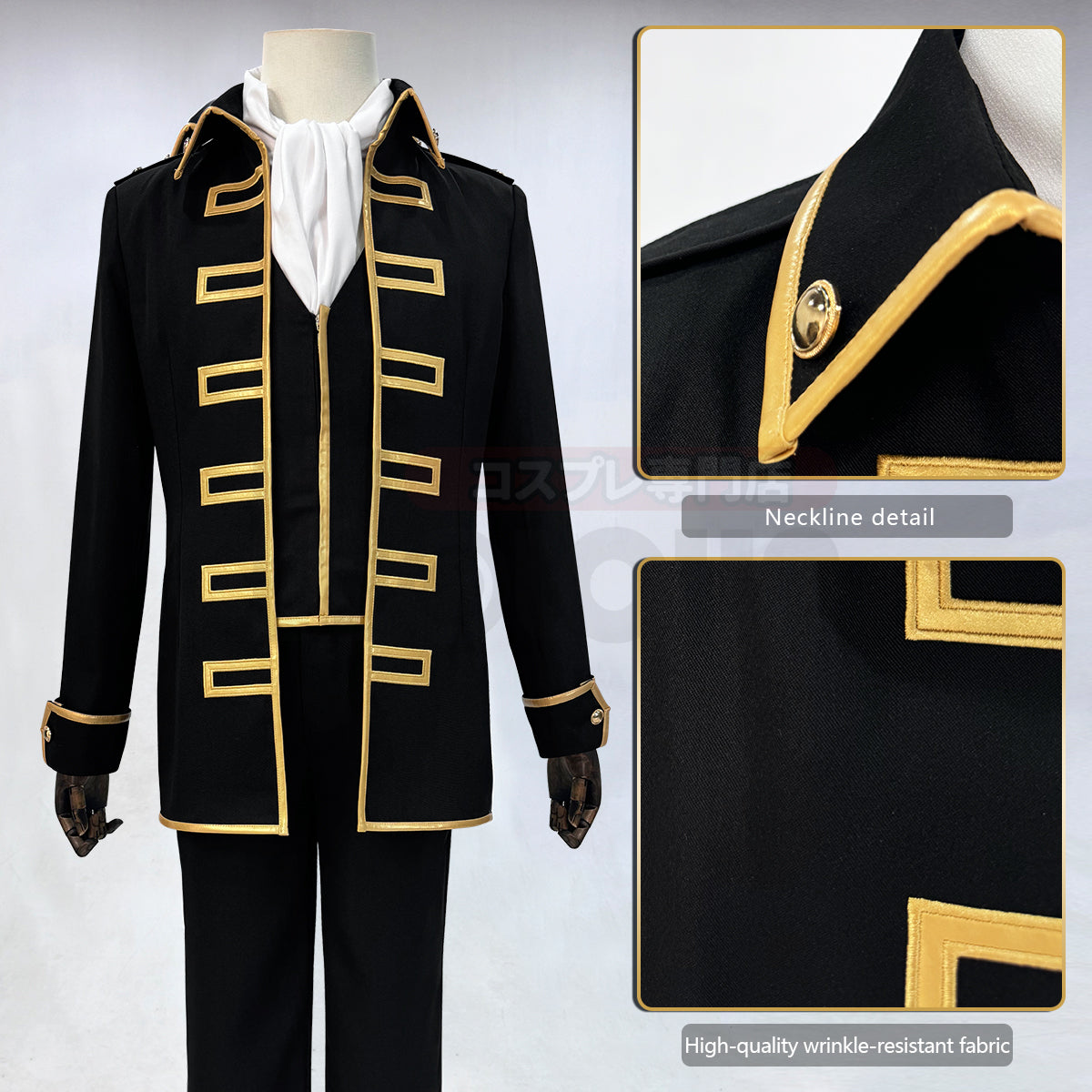 YOO Gintama Anime Okita Sogo Hijikata Toushirou Kondou Isao Cosplay Costume Coat Vest Pants Cos Halloween Christmas Gift thumbnail 7