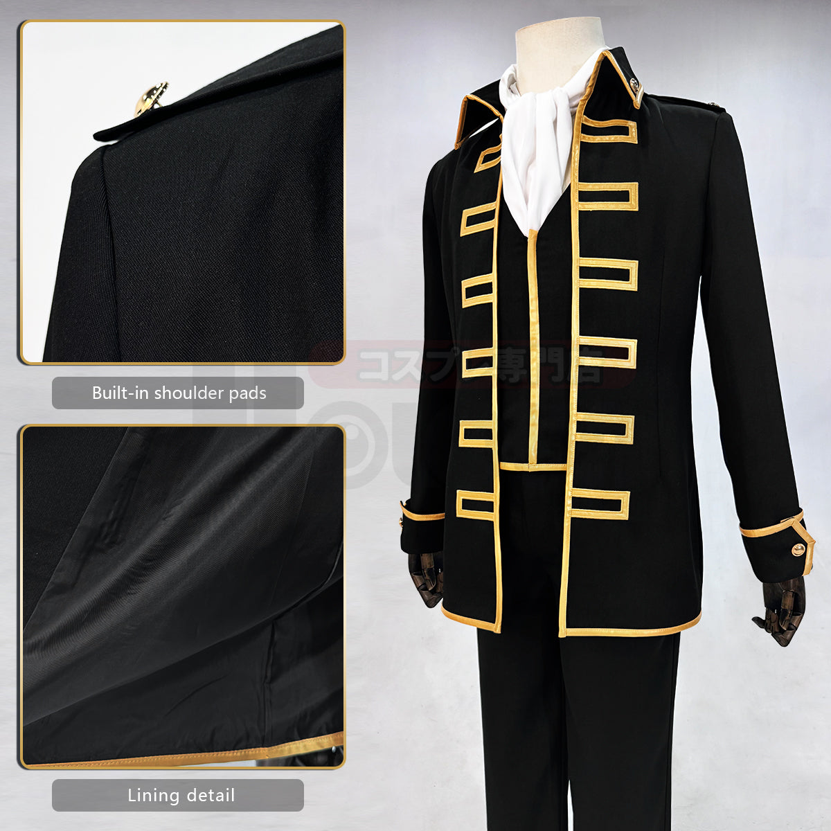 YOO Gintama Anime Okita Sogo Hijikata Toushirou Kondou Isao Cosplay Costume Coat Vest Pants Cos Halloween Christmas Gift thumbnail 8