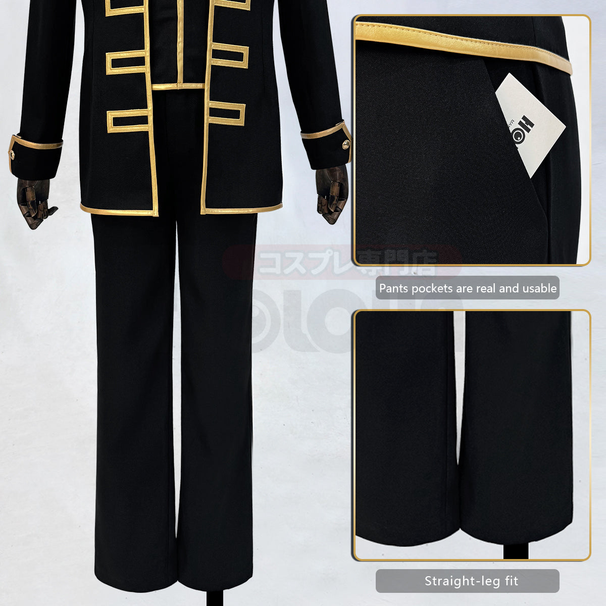 YOO Gintama Anime Okita Sogo Hijikata Toushirou Kondou Isao Cosplay Costume Coat Vest Pants Cos Halloween Christmas Gift thumbnail 9