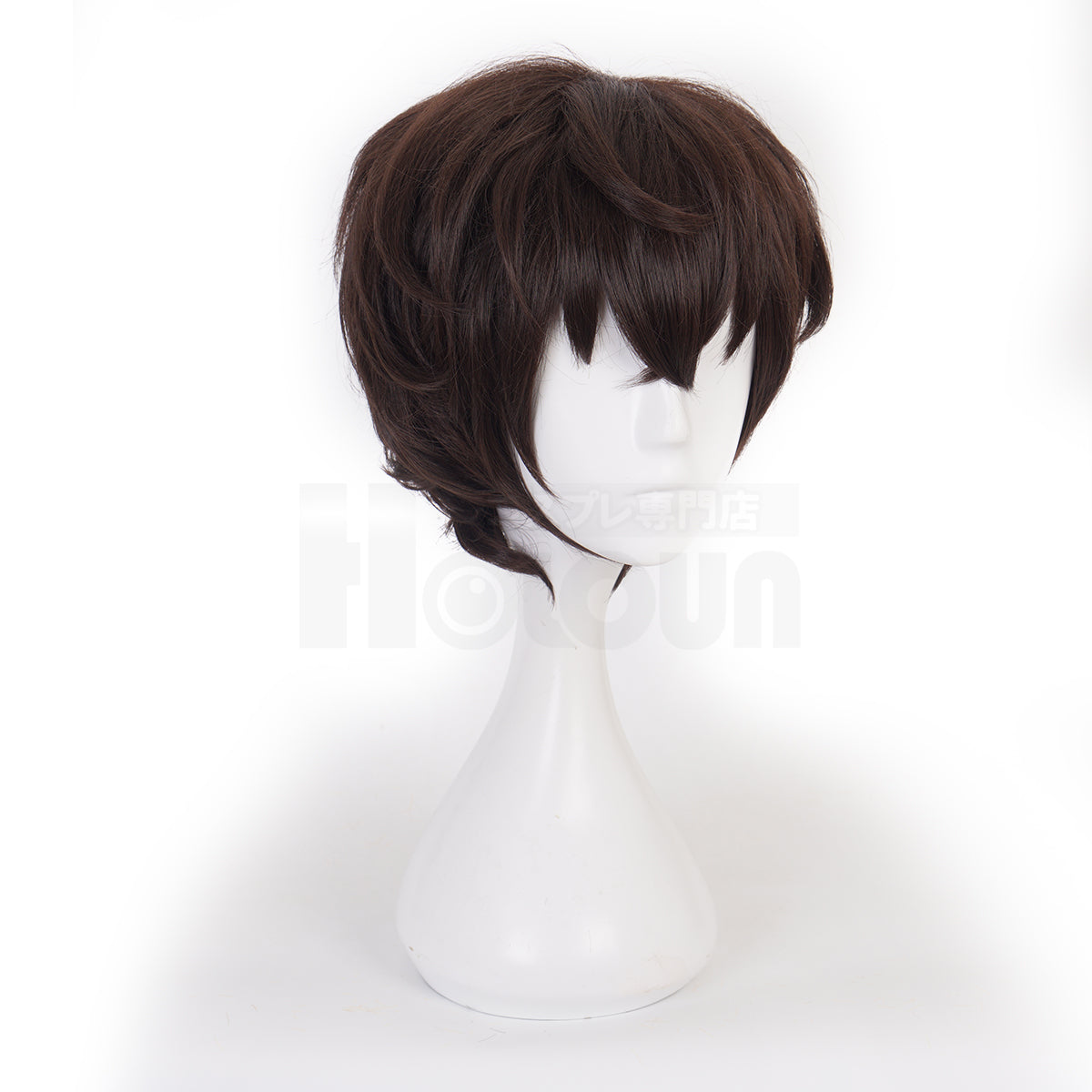 YOO Bungo Anime Dazai Osamu Cosplay Costume Wig Black Lining Coat Elastic Pants Shirt Tie Daily Wearing Halloween Christmas thumbnail 14