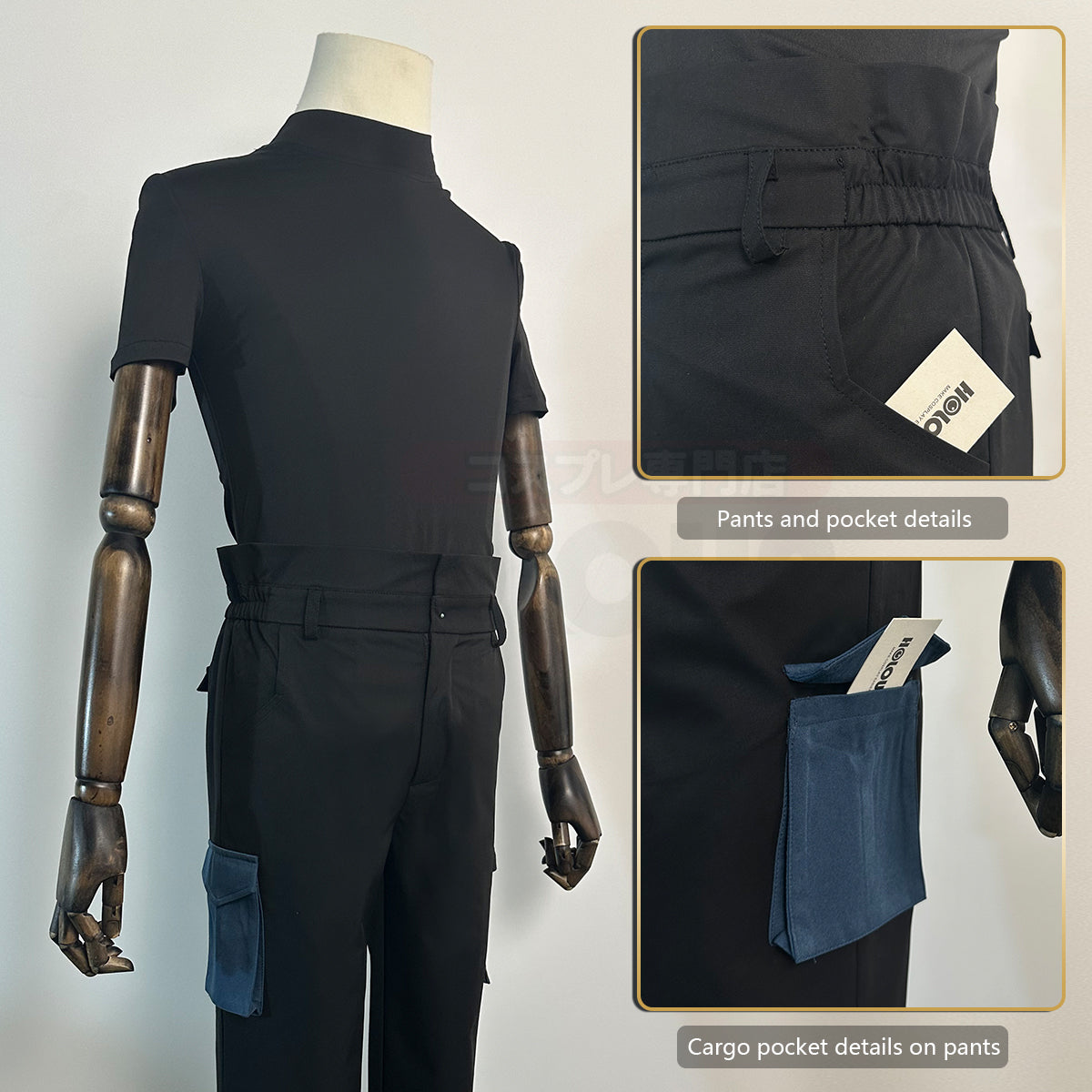 YOO Kaiju No. 8 Anime Kafka Hibino Soshiro Hoshina Cosplay Costume Wig Monster Sweeper Company Uniform Coat T-shirt Pants Cos Convention thumbnail 11