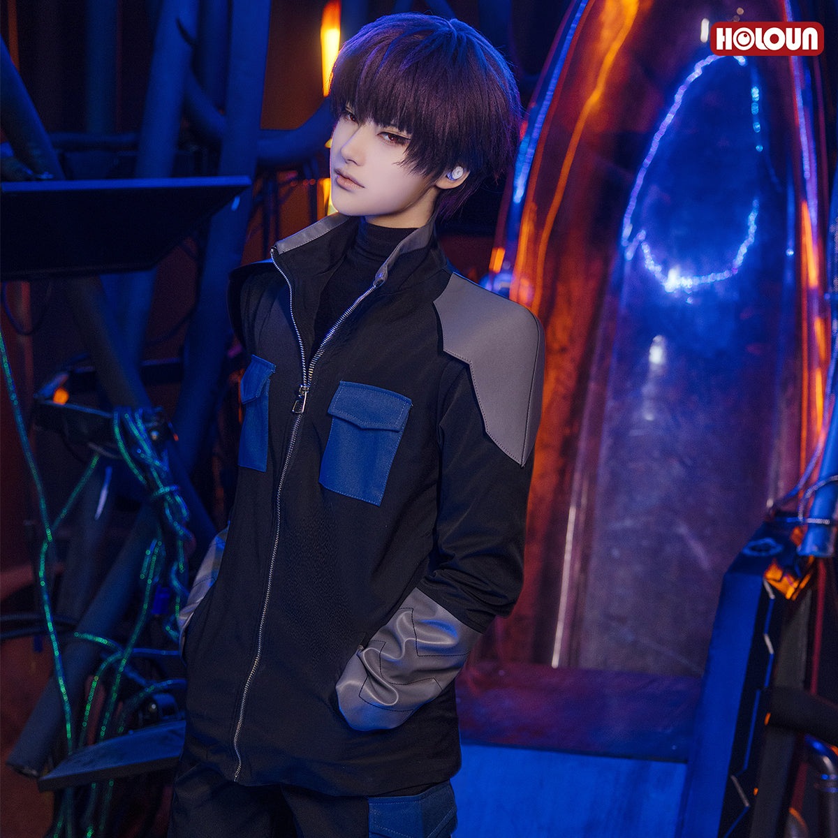 YOO Kaiju No. 8 Anime Kafka Hibino Soshiro Hoshina Cosplay Costume Wig Monster Sweeper Company Uniform Coat T-shirt Pants Cos Convention thumbnail 6