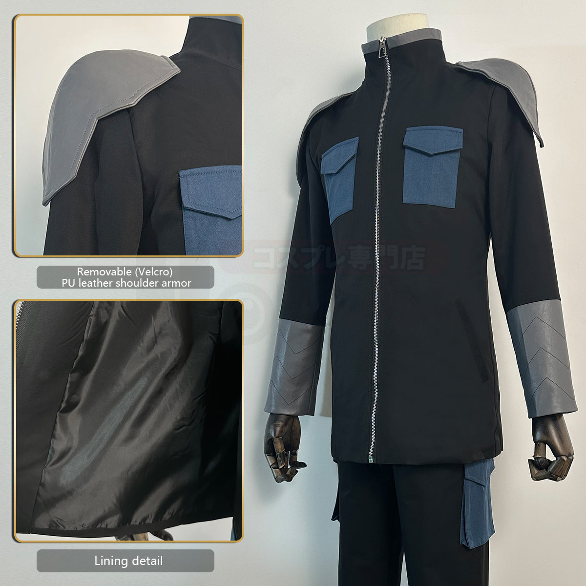 YOO Kaiju No. 8 Anime Kafka Hibino Soshiro Hoshina Cosplay Costume Wig Monster Sweeper Company Uniform Coat T-shirt Pants Cos Convention thumbnail 9