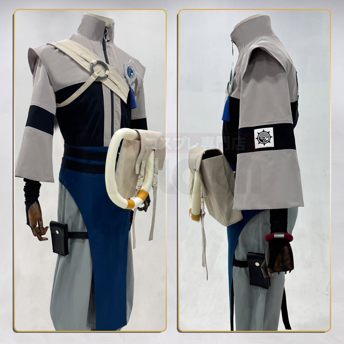 YOO Gachiakuta Anime Zanka Cosplay Costume Wig Convention Halloween Christmas Embroidery Jacket Pants Bag thumbnail 13