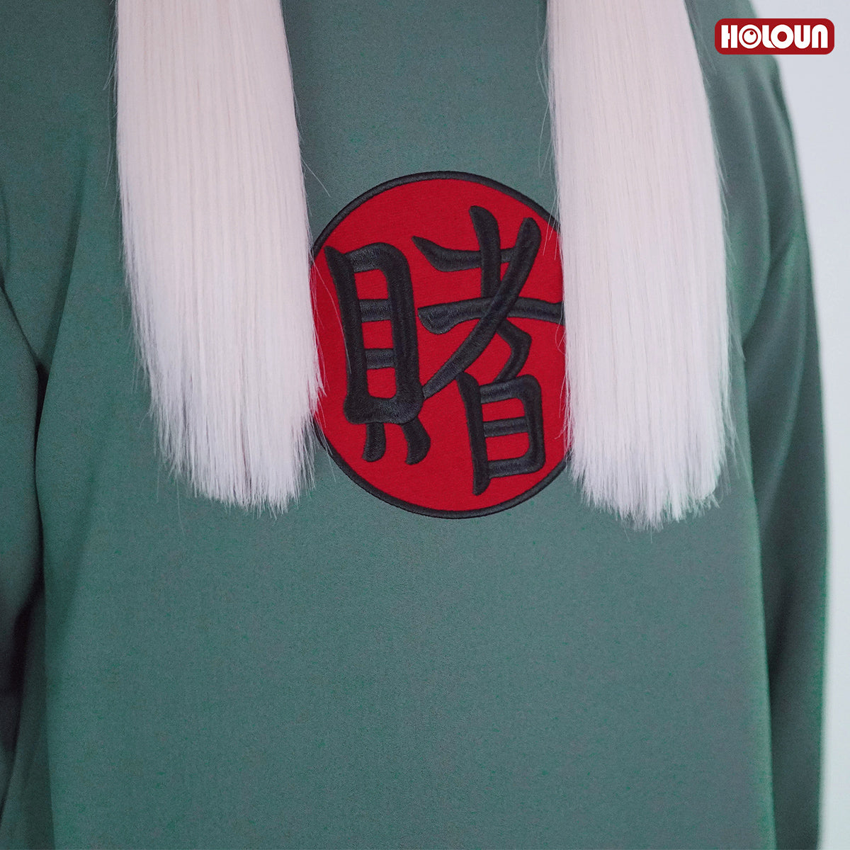 YOO Anime Tsunade Cosplay Costume Wig Embroidery Haori Top Pants Belt Halloween Christmas Gift Cos Convention thumbnail 5