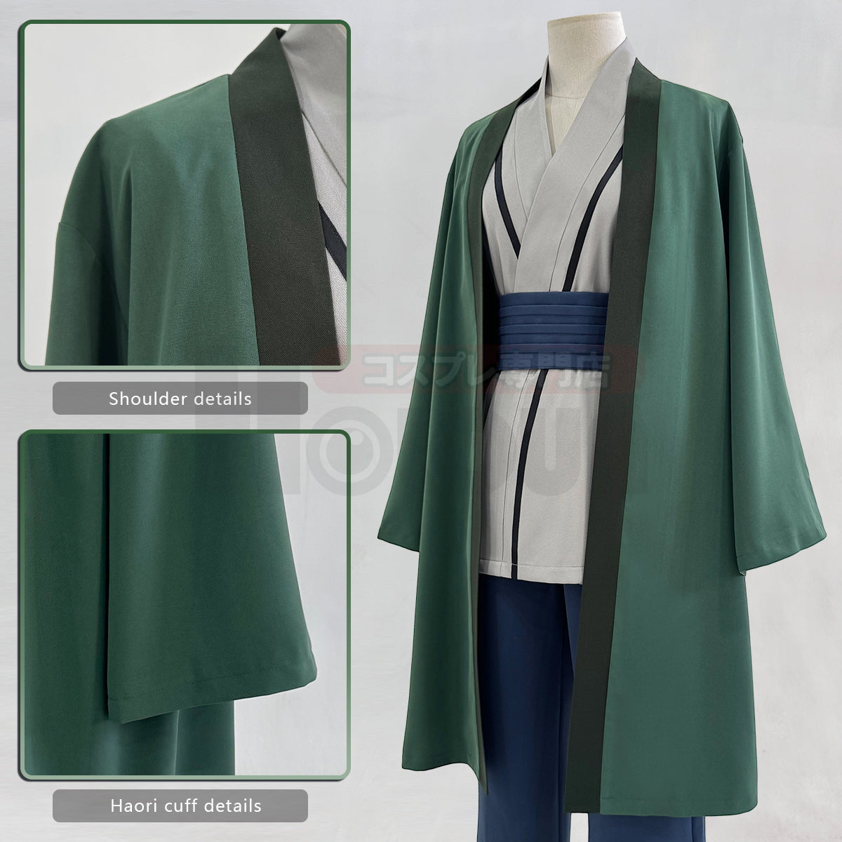 YOO Anime Tsunade Cosplay Costume Wig Embroidery Haori Top Pants Belt Halloween Christmas Gift Cos Convention thumbnail 7